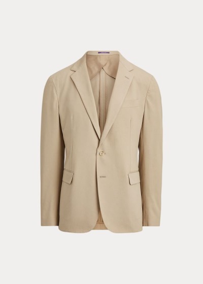 Blazer Ralph Lauren Hombre Marrom - Hadley Cotton Twill - YGFIM7826